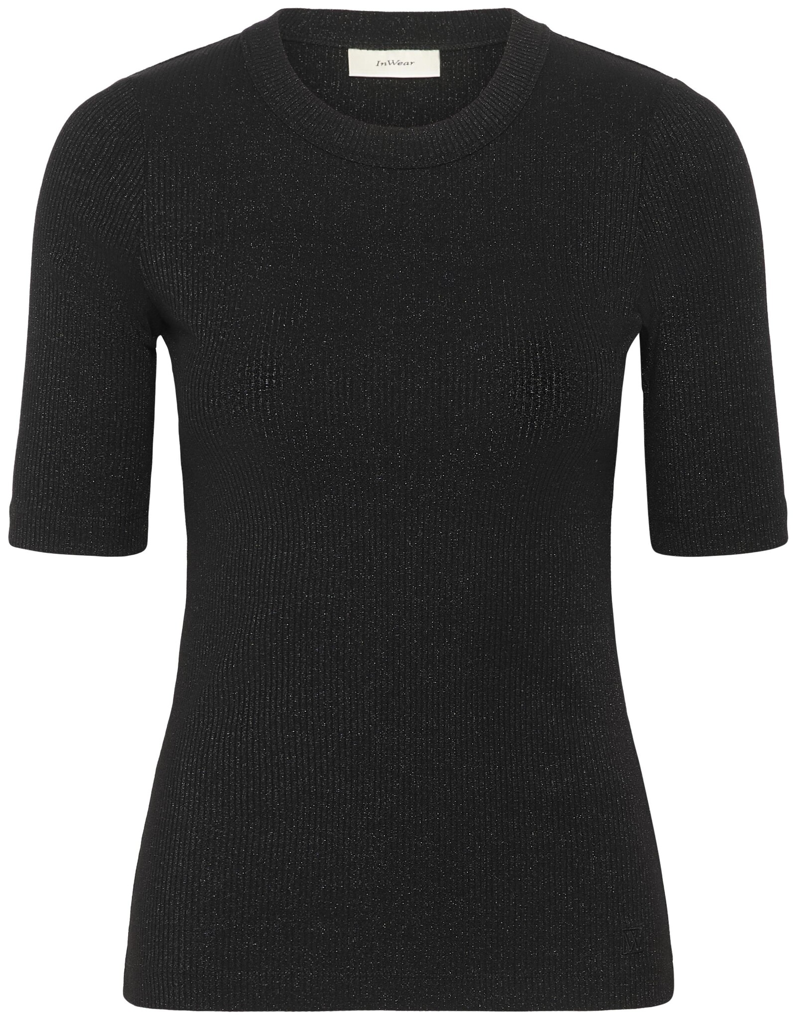 InWear Dagna Lurex T-shirt Black Glitter
