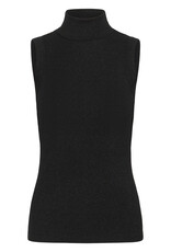 InWear Dagna Lurex Rollneck Top Black Glitter