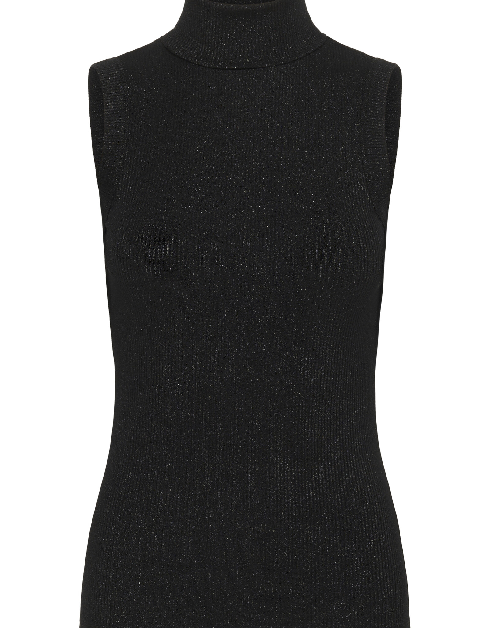 InWear Dagna Lurex Rollneck Top Black Glitter