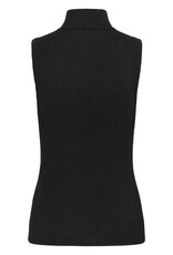 InWear Dagna Lurex Rollneck Top Black Glitter