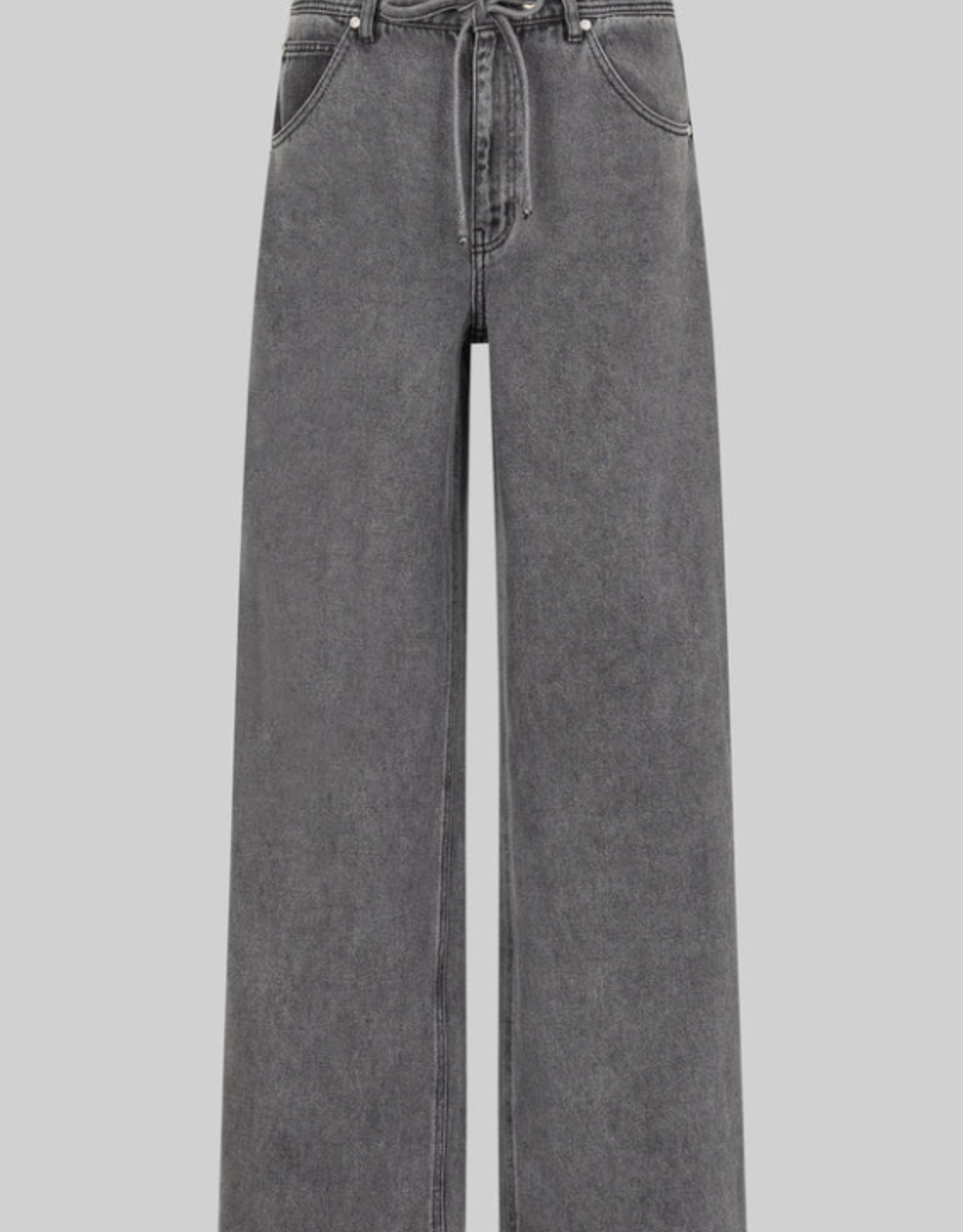 Second Female Irvin Denim Jeans Dark Grey Denim