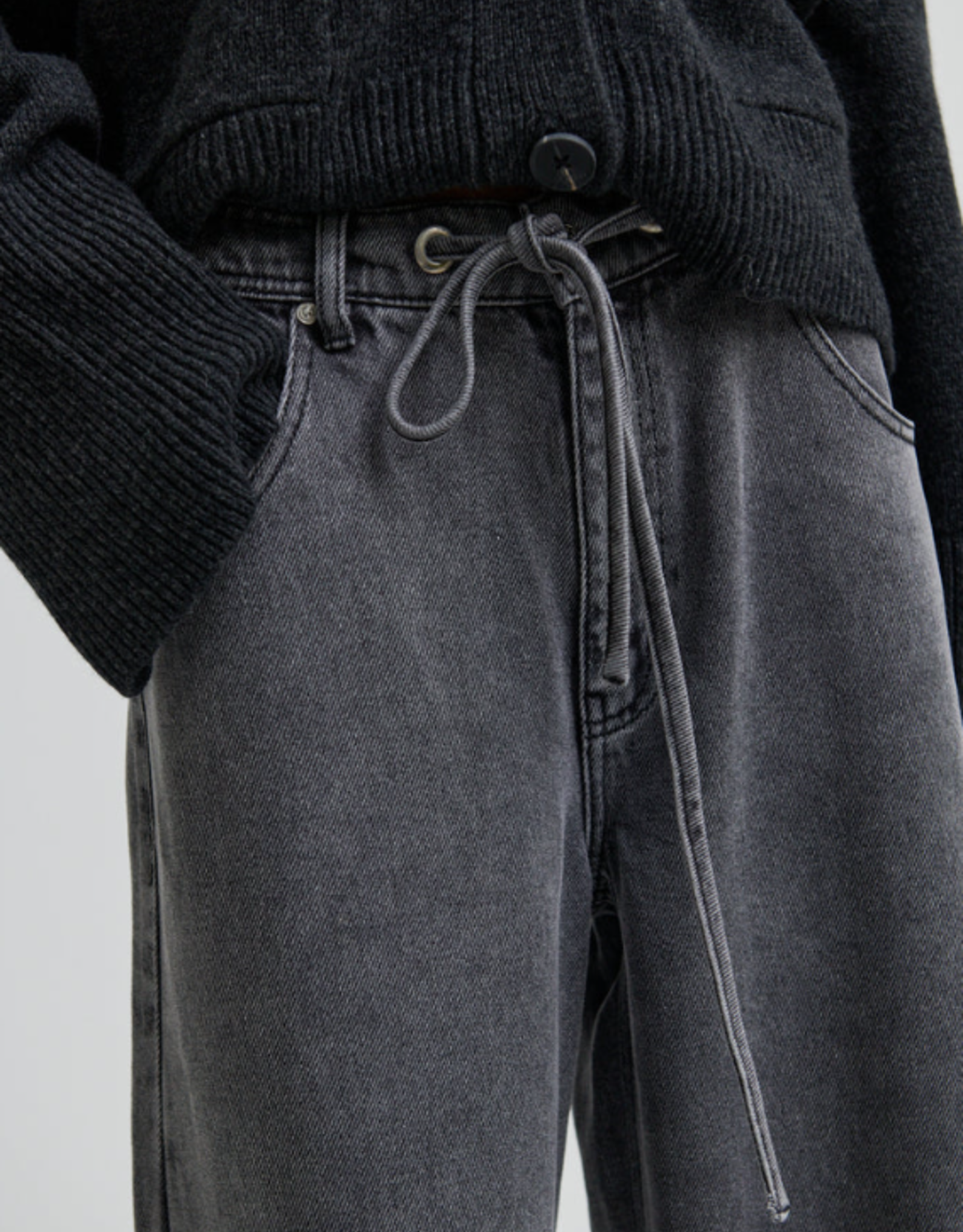 Second Female Irvin Denim Jeans Dark Grey Denim