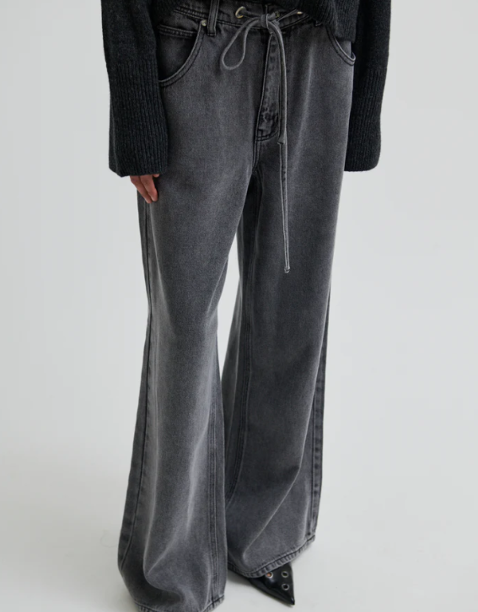 Second Female Irvin Denim Jeans Dark Grey Denim