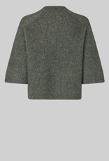 Second Female Andrea Knit Rib Cardigan Beluga