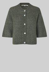 Second Female Andrea Knit Rib Cardigan Beluga