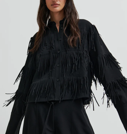Second Female Dancing Cropped Shirt Black