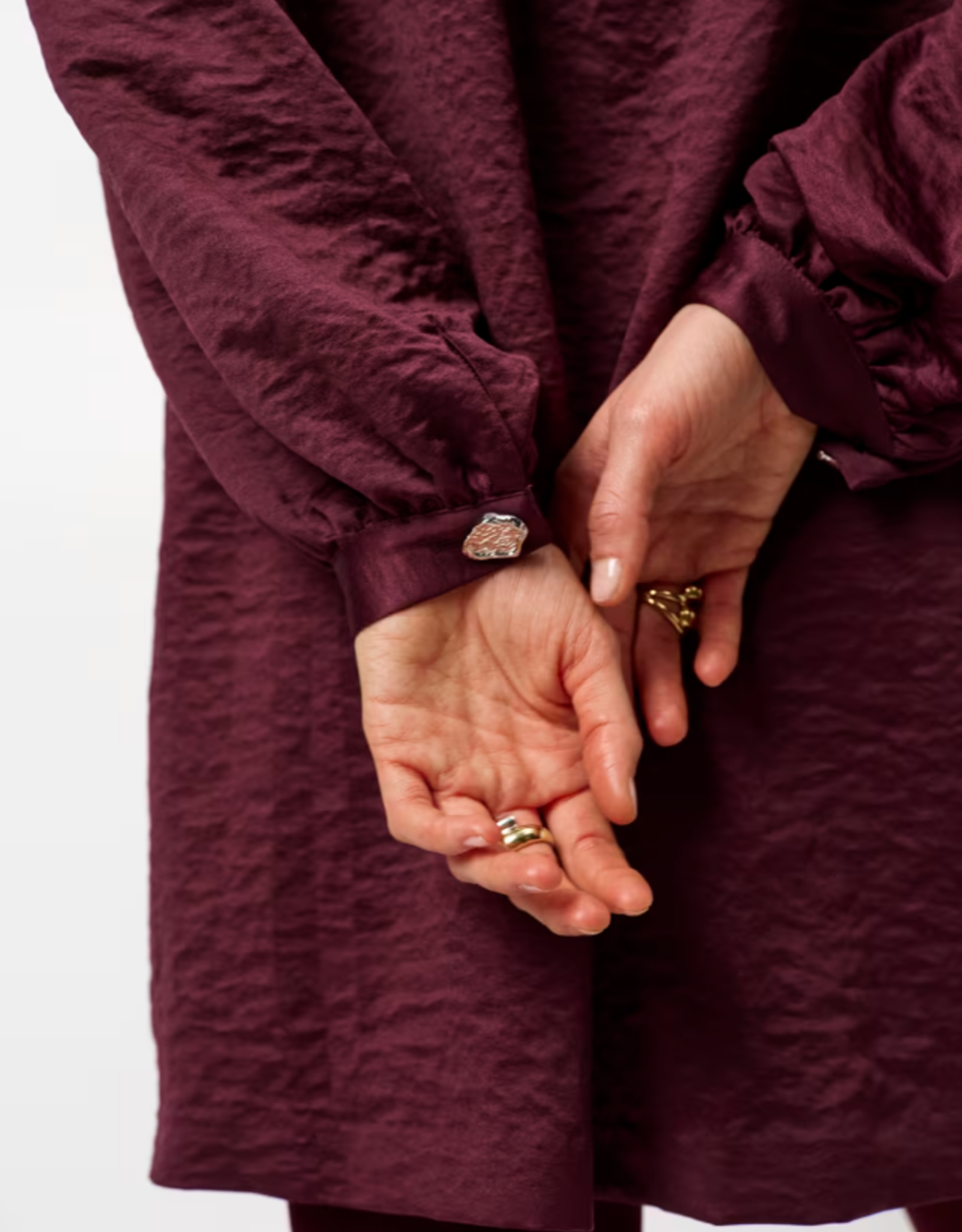 Dante 6 Leigh Pussy Bow Dress Mulberry Red