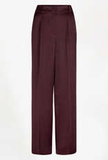 Dante 6 Jules Creased Satin Pants Mulberry Red