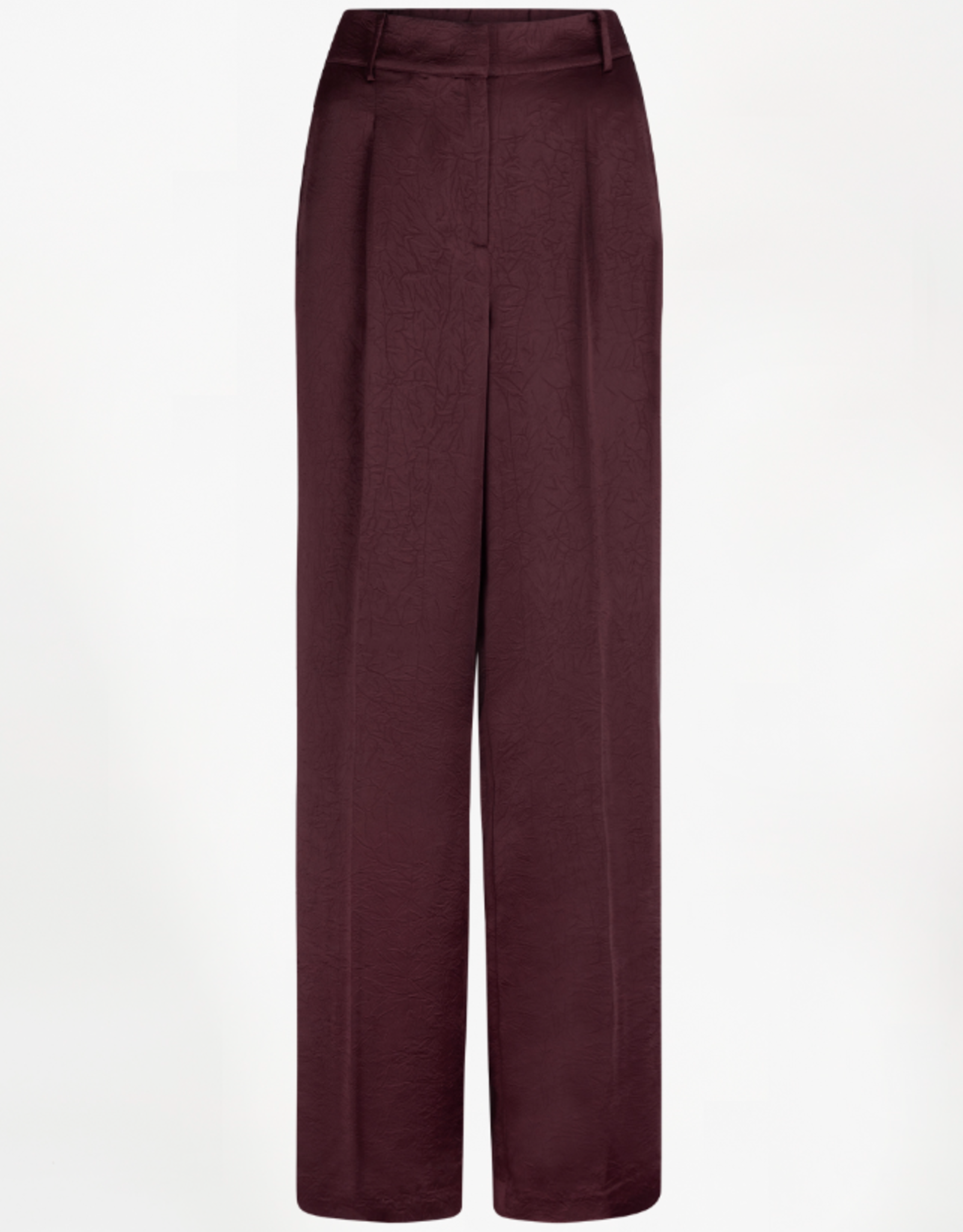 Dante 6 Jules Creased Satin Pants Mulberry Red