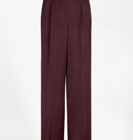 Dante 6 Jules Creased Satin Pants Mulberry Red