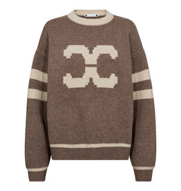 Co'Couture Row Coco Logo Knit Walnut