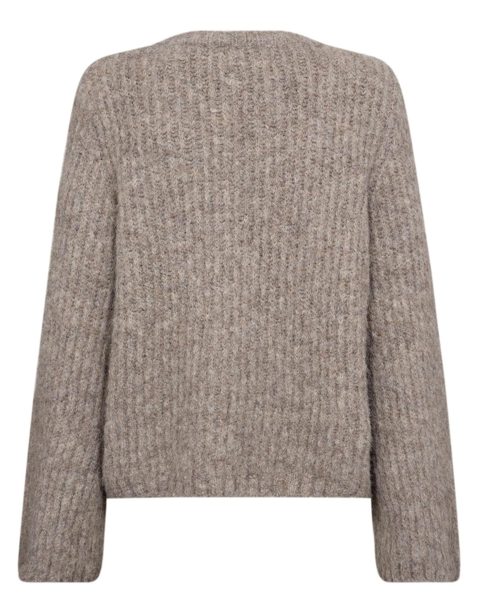 Co'Couture Charlie V-Cardigan Walnut