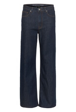 My Essential Wardrobe The Louis 139 High Wide Dark Blue Un Washed L32