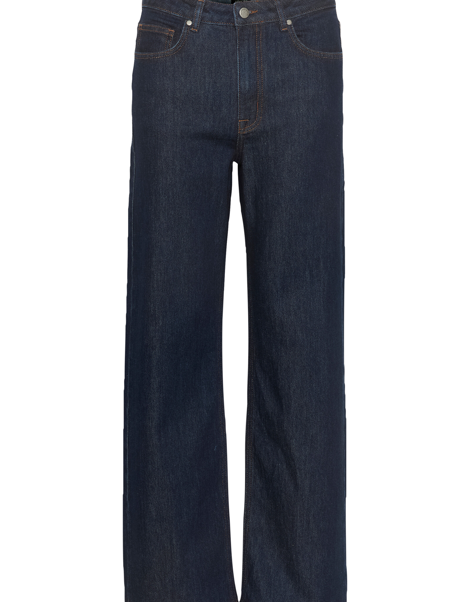 My Essential Wardrobe The Louis 139 High Wide Dark Blue Un Washed L32