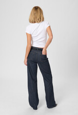 My Essential Wardrobe The Louis 139 High Wide Dark Blue Un Washed L32