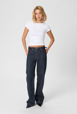 My Essential Wardrobe The Louis 139 High Wide Dark Blue Un Washed L32