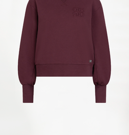 Dante 6 Lison Logo Sweater Mulberry Red