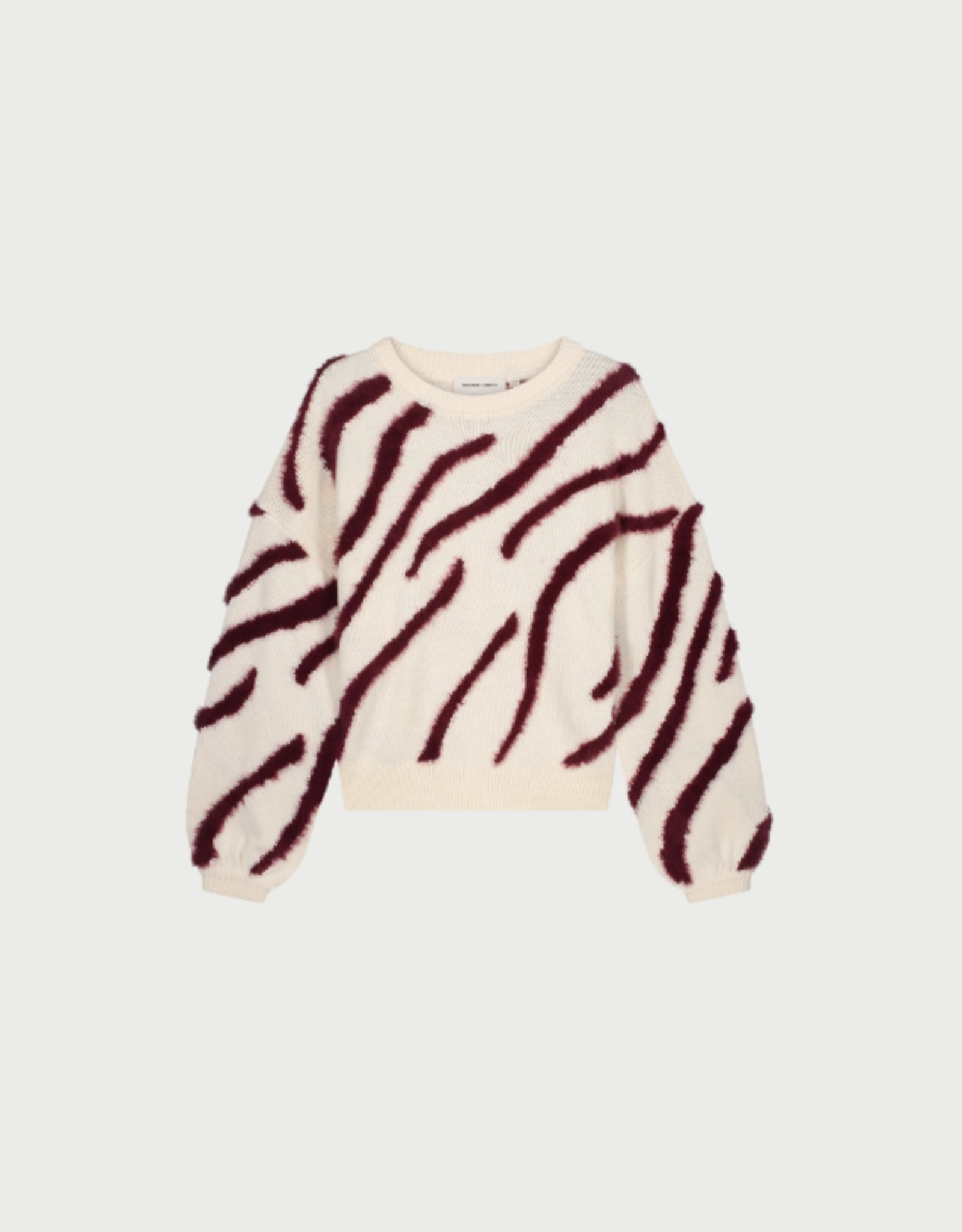 Fabienne Chapot Zebra Pullover Cosy White