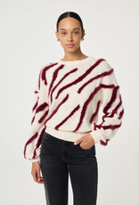Fabienne Chapot Zebra Pullover Cosy White