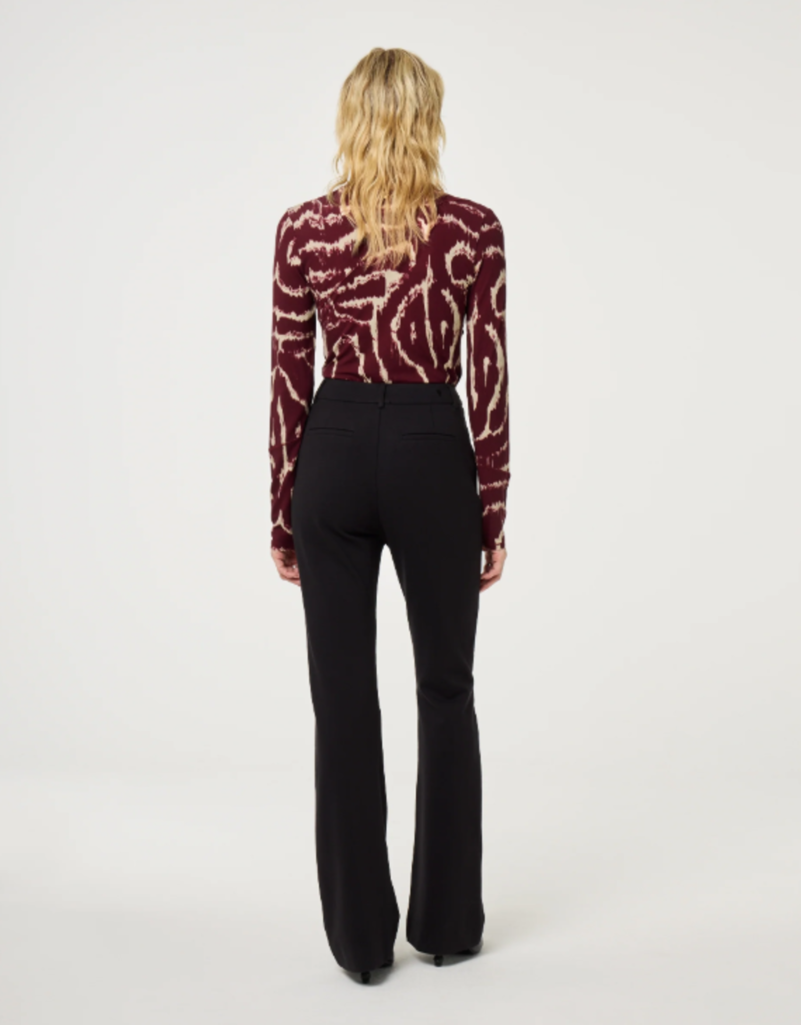 Fabienne Chapot Quinty Top Deep Burgundy Creme
