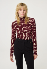 Fabienne Chapot Quinty Top Deep Burgundy Creme