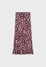 Fabienne Chapot Laurent Maxi Skirt Deep Burgundy Creme