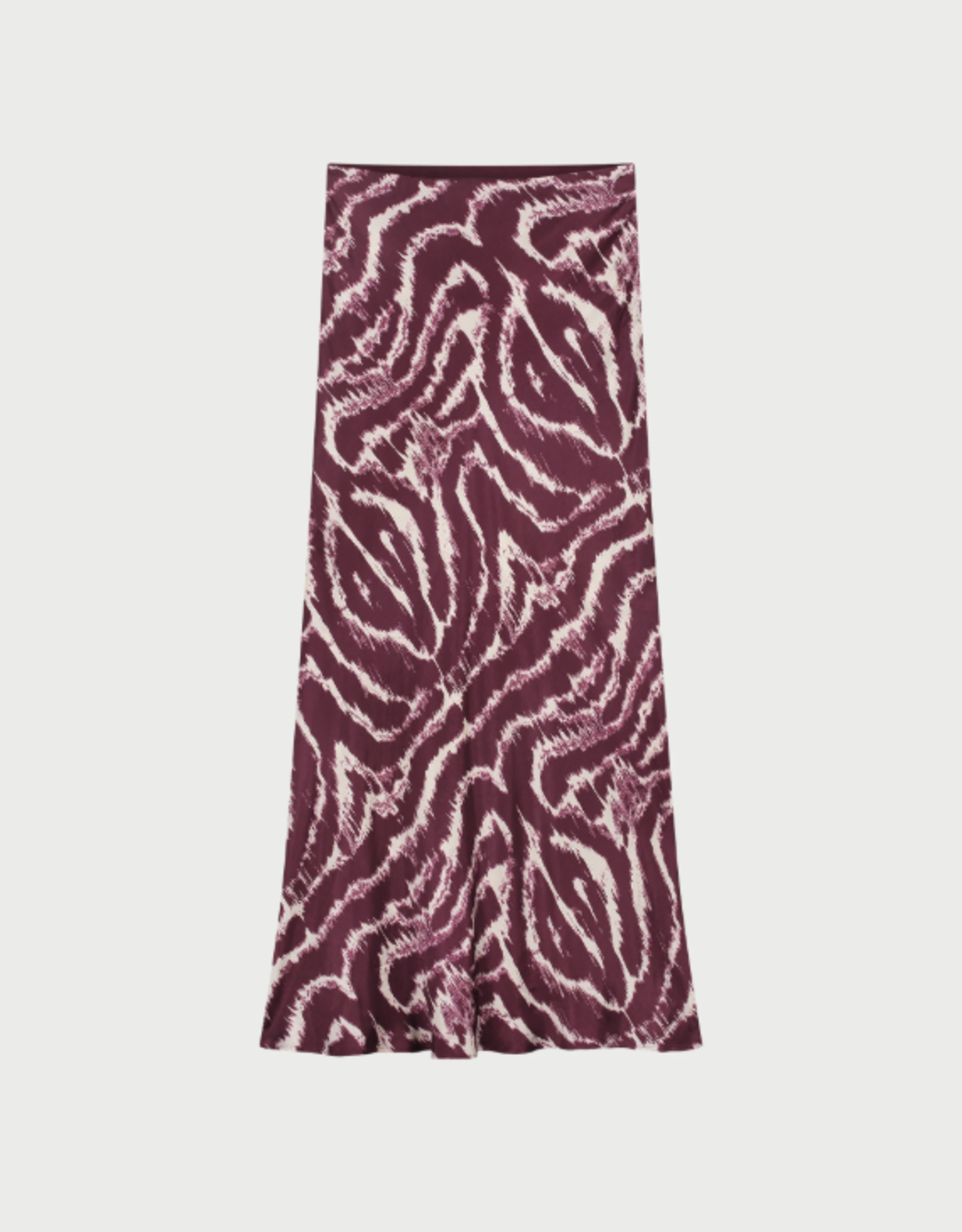 Fabienne Chapot Laurent Maxi Skirt Deep Burgundy Creme