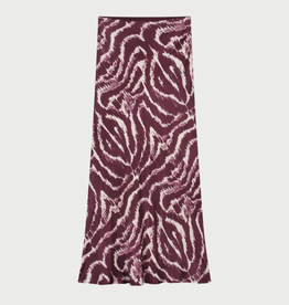 Fabienne Chapot Laurent Maxi Skirt Deep Burgundy Creme