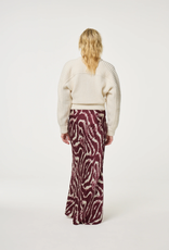 Fabienne Chapot Laurent Maxi Skirt Deep Burgundy Creme