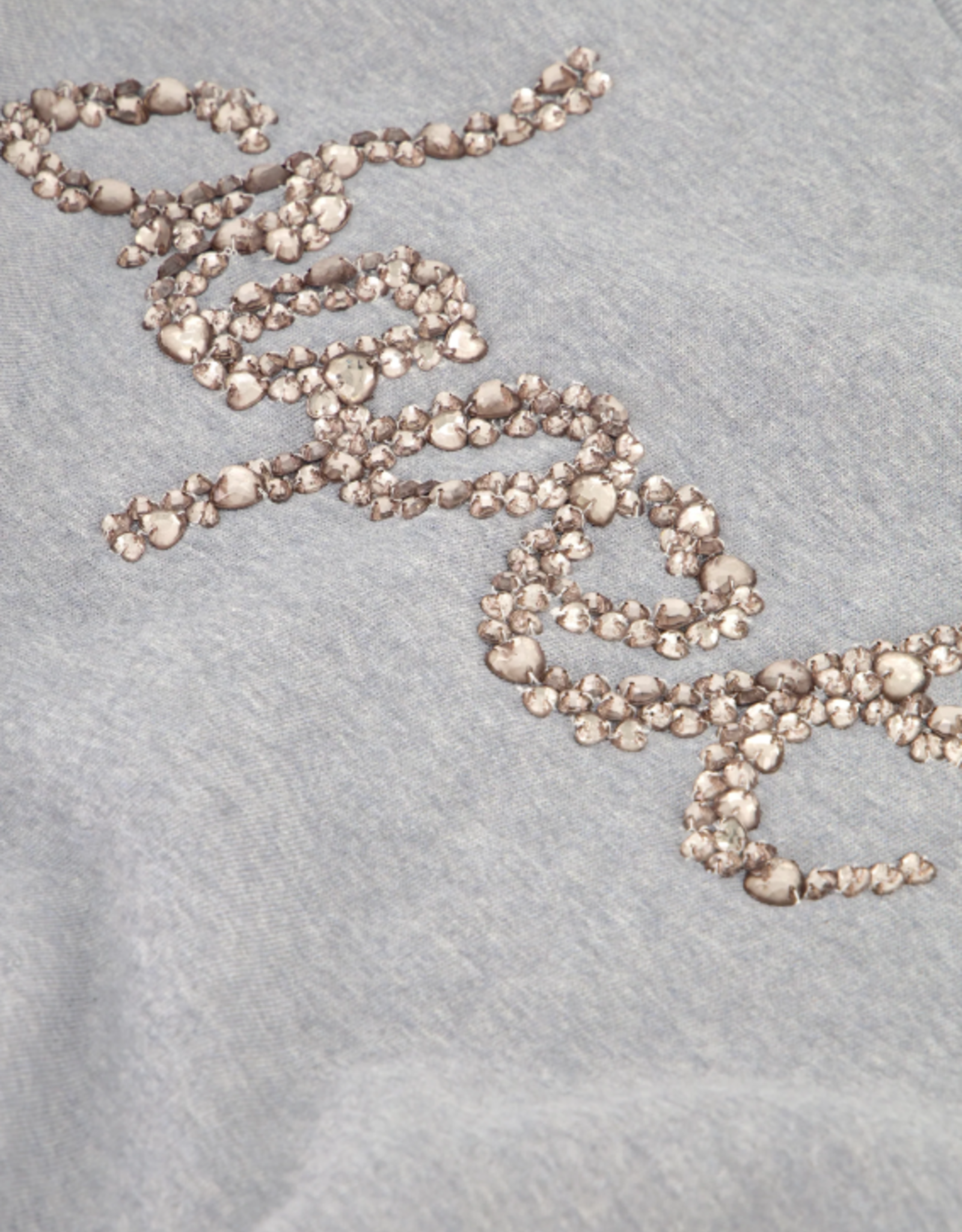 Fabienne Chapot Terry Rhinestone Sweater Dark Grey Melange