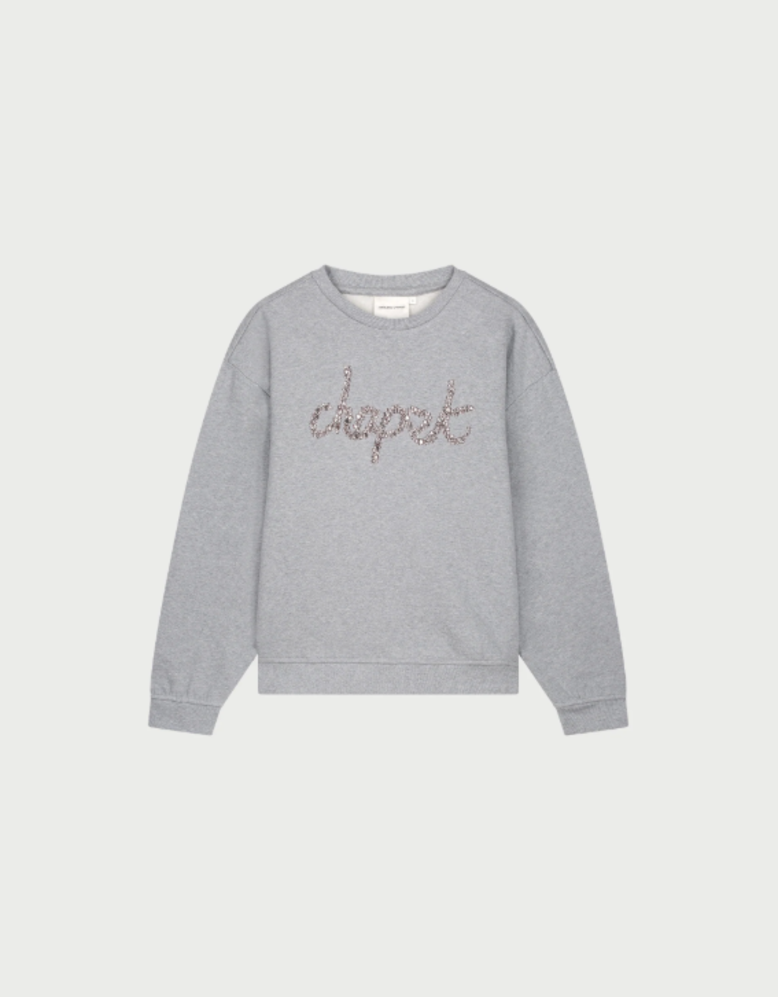 Fabienne Chapot Terry Rhinestone Sweater Dark Grey Melange