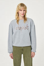 Fabienne Chapot Terry Rhinestone Sweater Dark Grey Melange