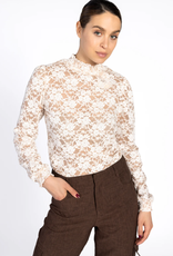Aaiko Tory Lace Top Cream