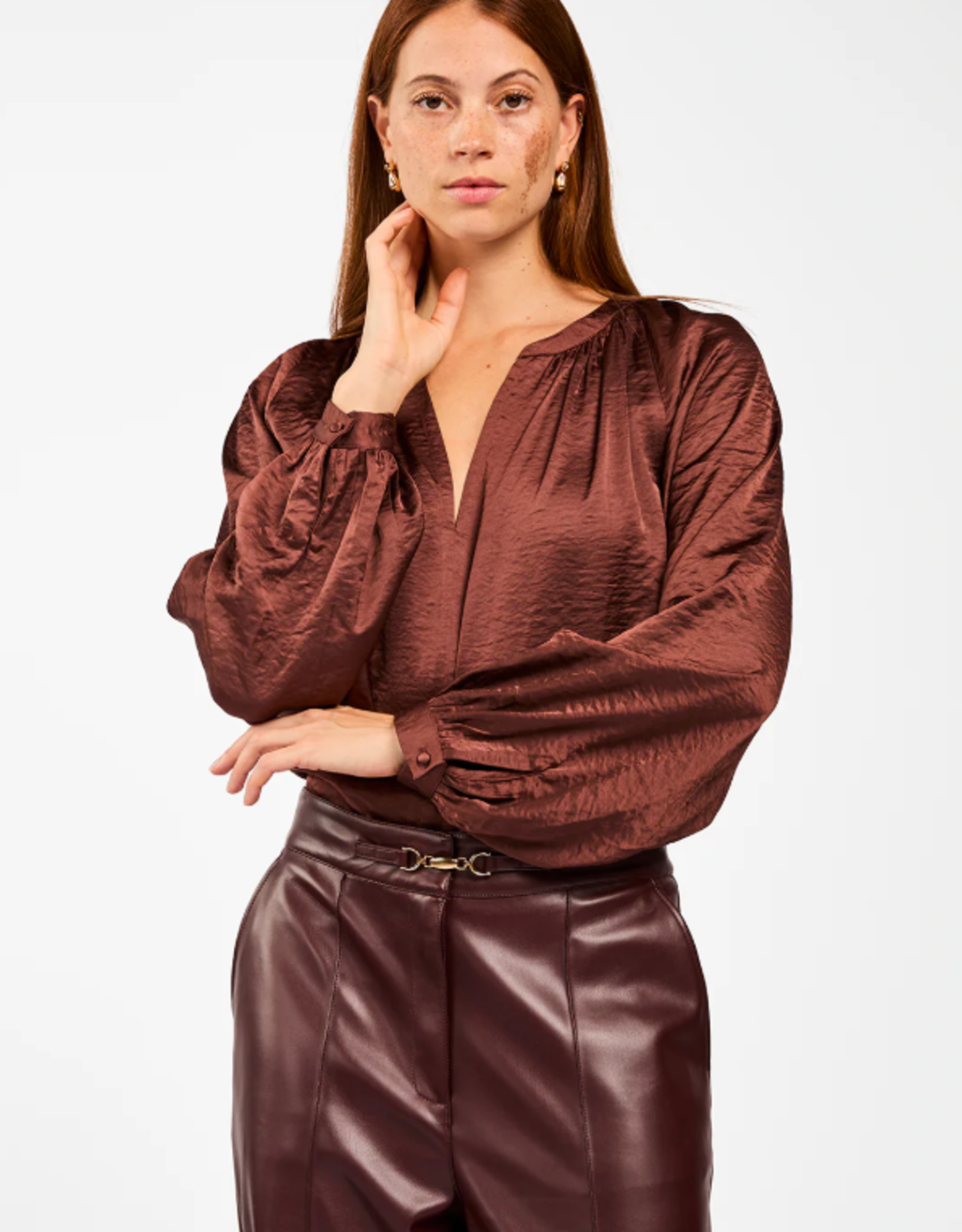 Aaiko Alanza Top Brunette