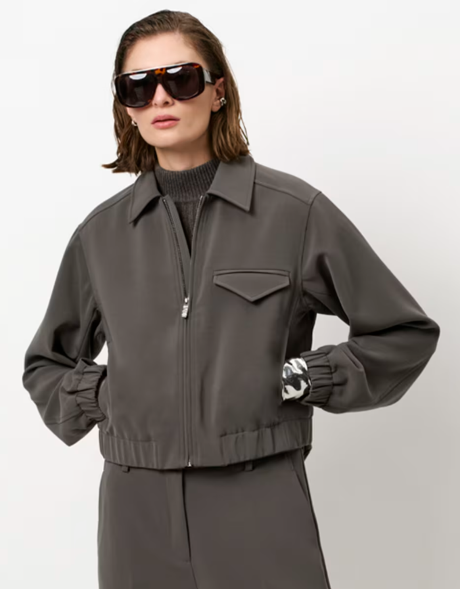 Dante 6 Prince Bomber Jacket Antique Grey