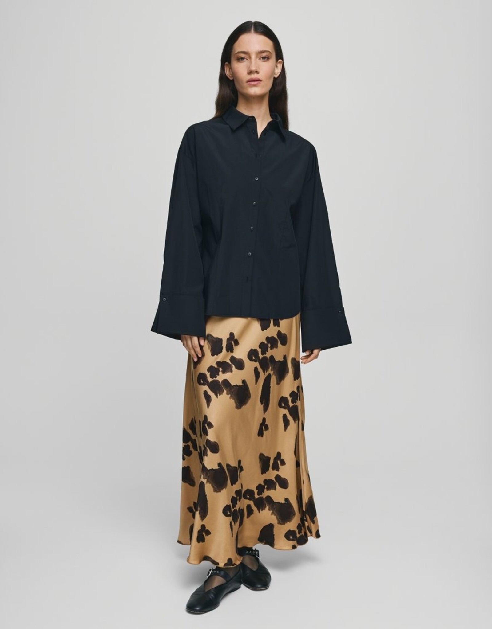 Moss Copenhagen Clarette Irida Skirt Iced Coffee