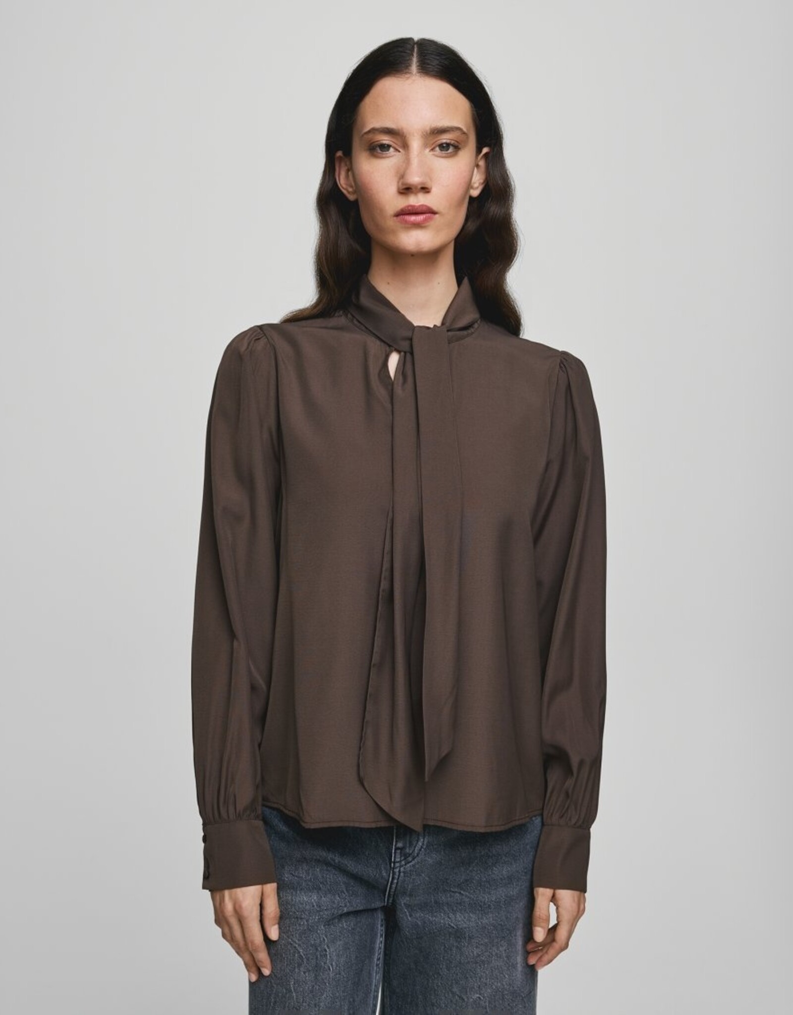 Moss Copenhagen Juliana Tie Top Hot Fudge