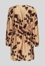 Moss Copenhagen Nilla Romina Short Dress Iced Coffee