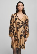 Moss Copenhagen Nilla Romina Short Dress Iced Coffee