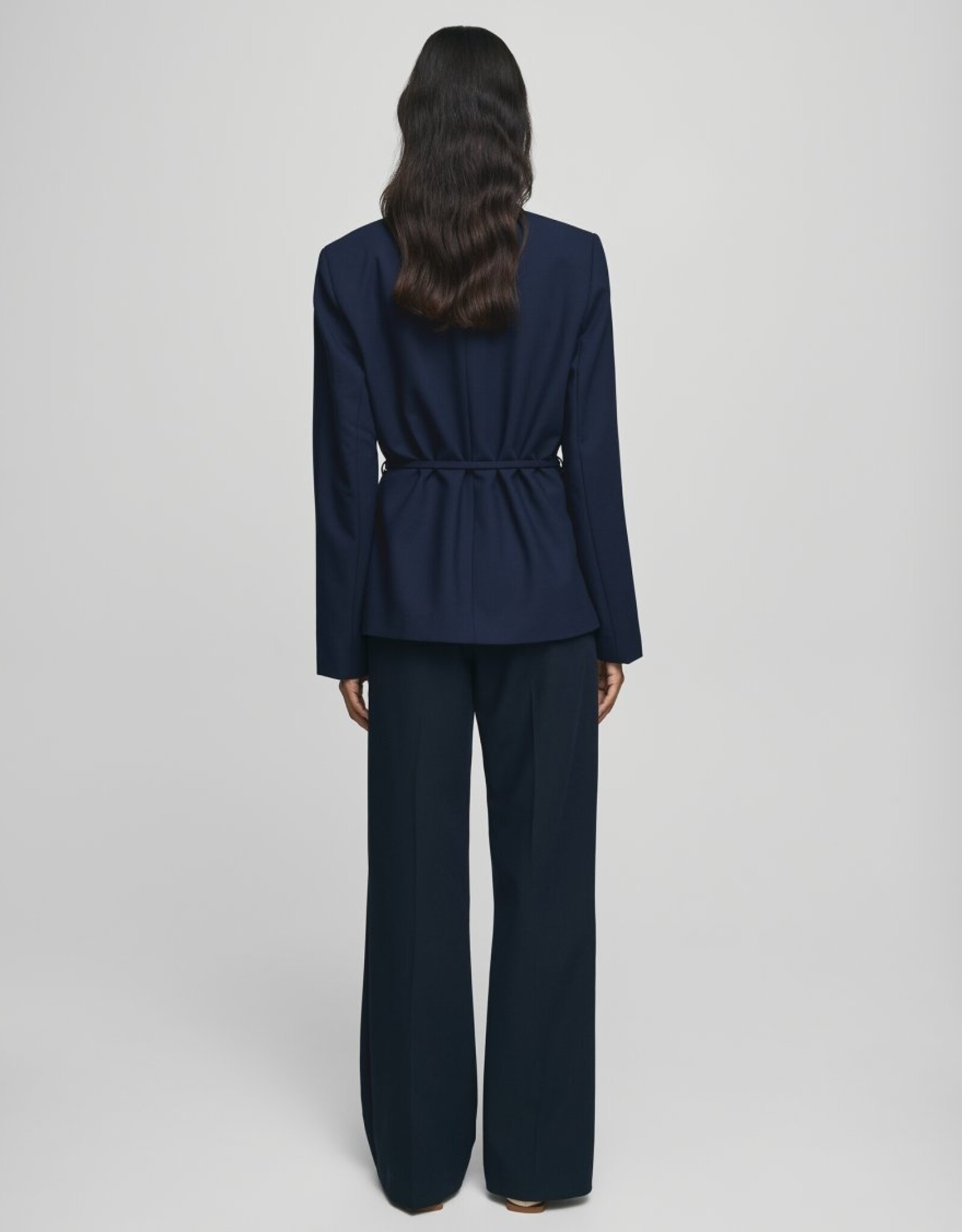 Moss Copenhagen Freylia Pants Mari Blue Mel