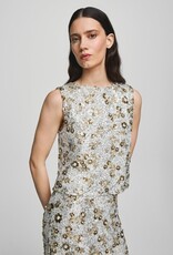 Moss Copenhagen Magnolia SL Top Silver/T Coco