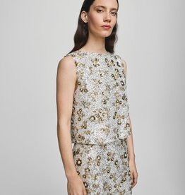 Moss Copenhagen Magnolia SL Top Silver/T Coco