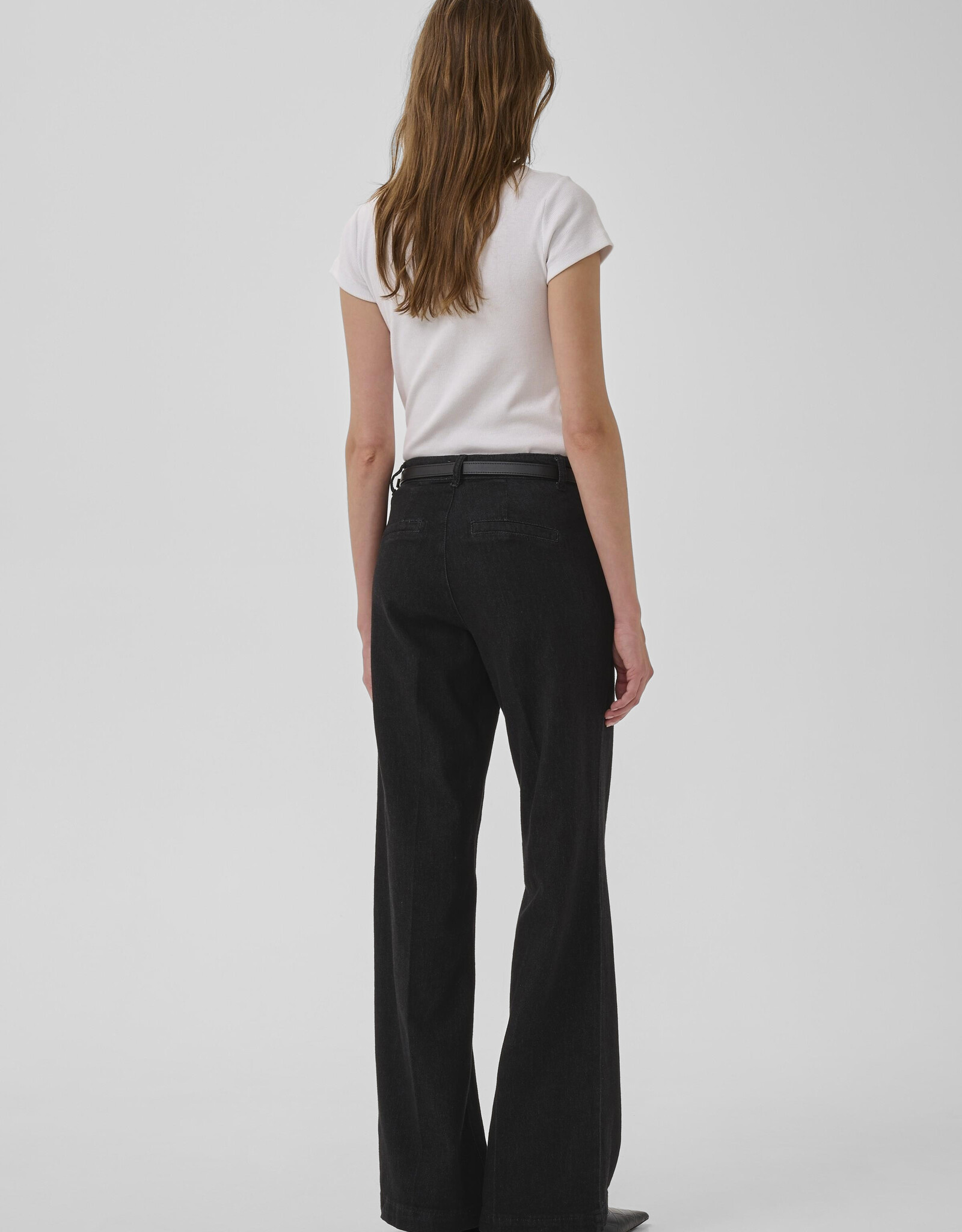 My Essential Wardrobe The Lara Pant Black Wash L32