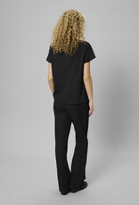 My Essential Wardrobe Hanne Rhinestone Tee Black