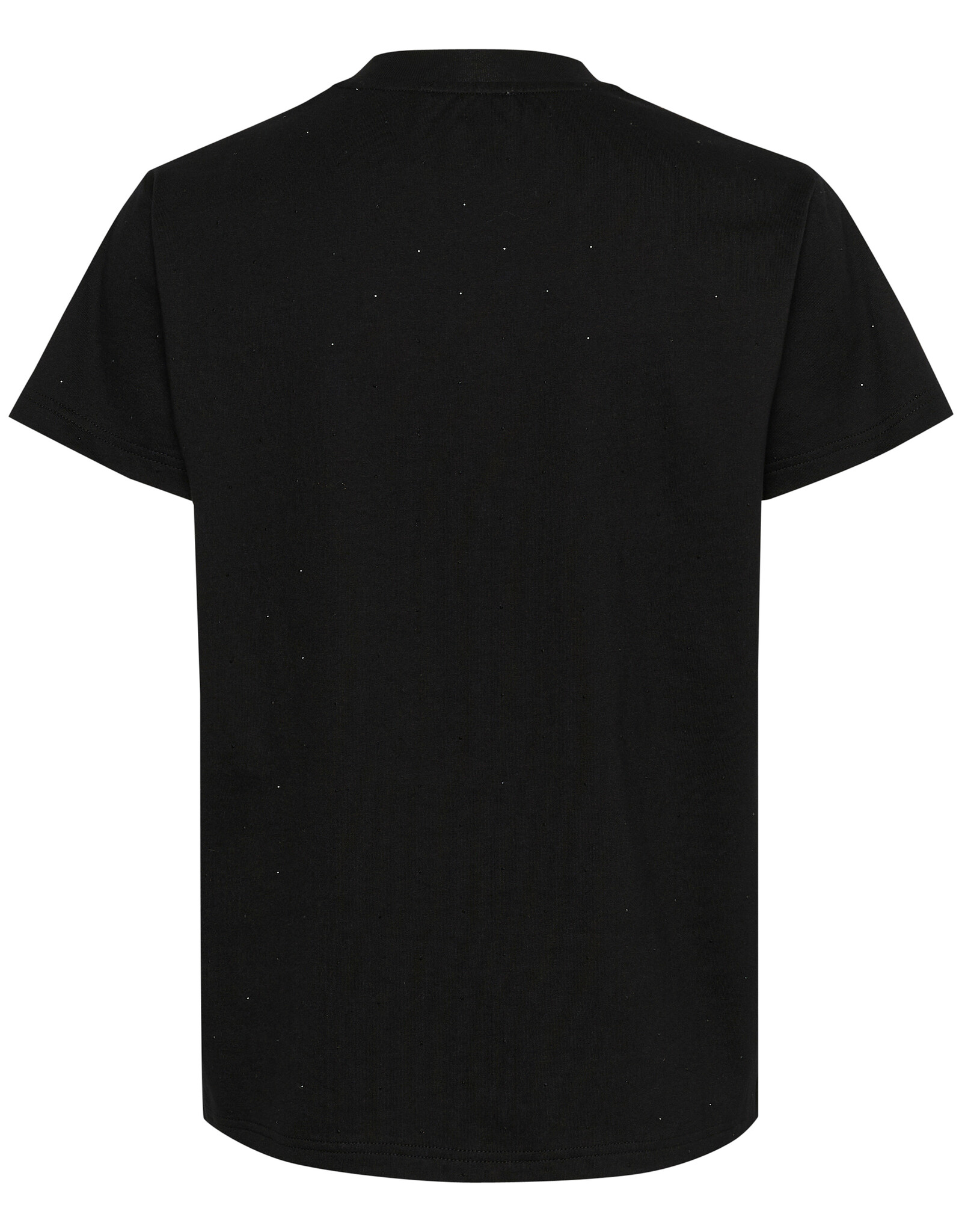 My Essential Wardrobe Hanne Rhinestone Tee Black
