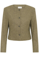 My Essential Wardrobe Billa Short Blazer Amber Melange