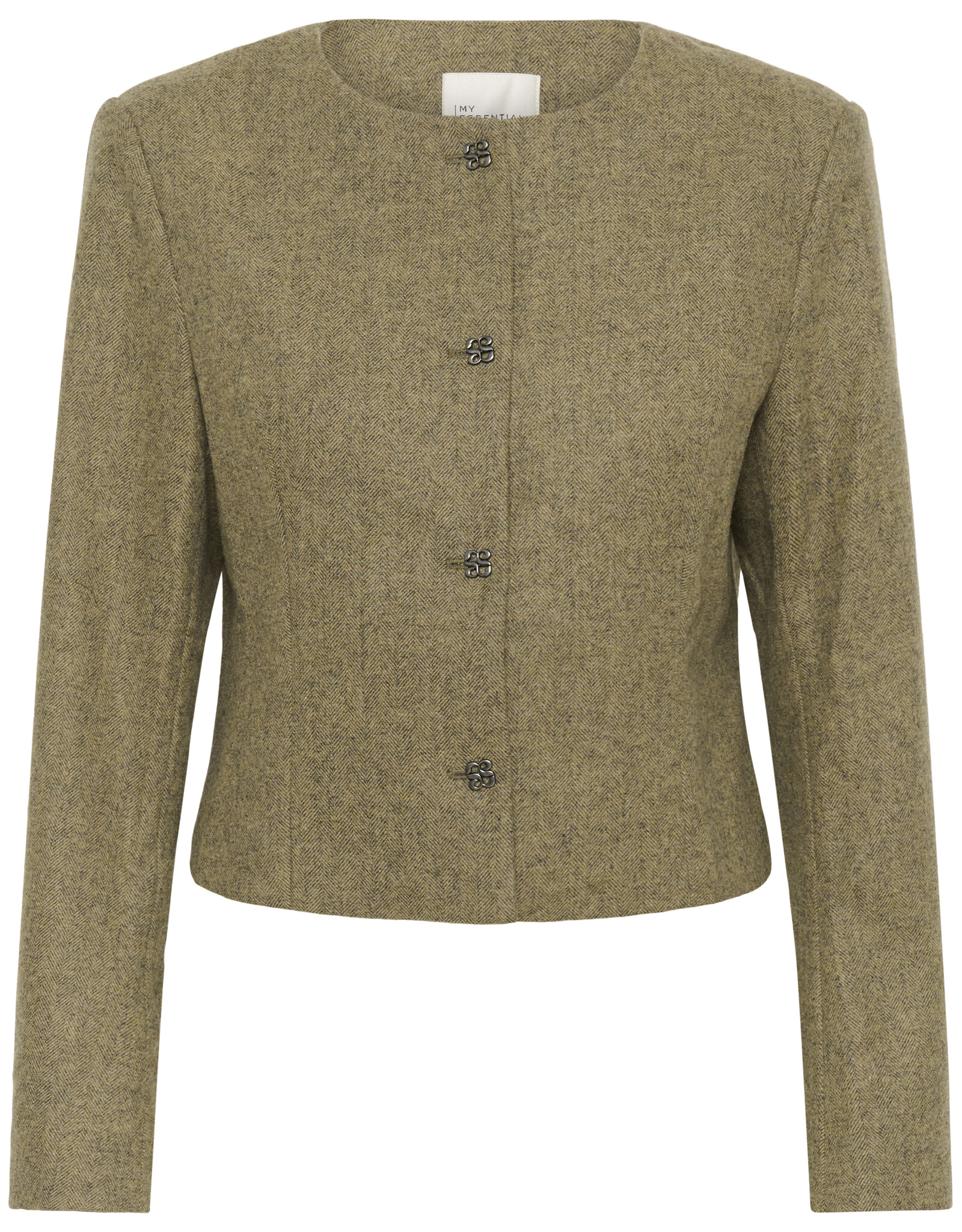 My Essential Wardrobe Billa Short Blazer Amber Melange