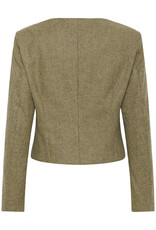 My Essential Wardrobe Billa Short Blazer Amber Melange