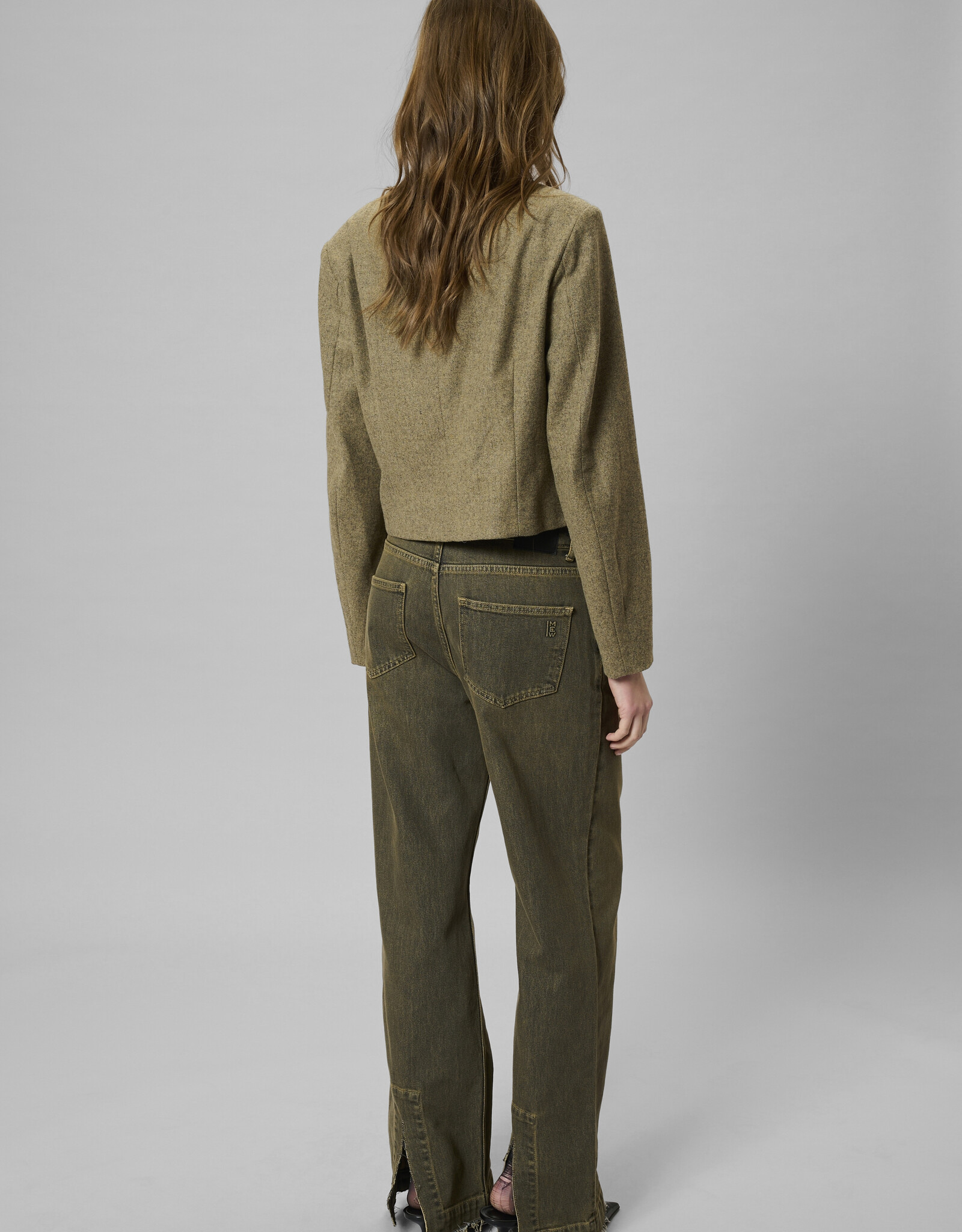 My Essential Wardrobe Billa Short Blazer Amber Melange