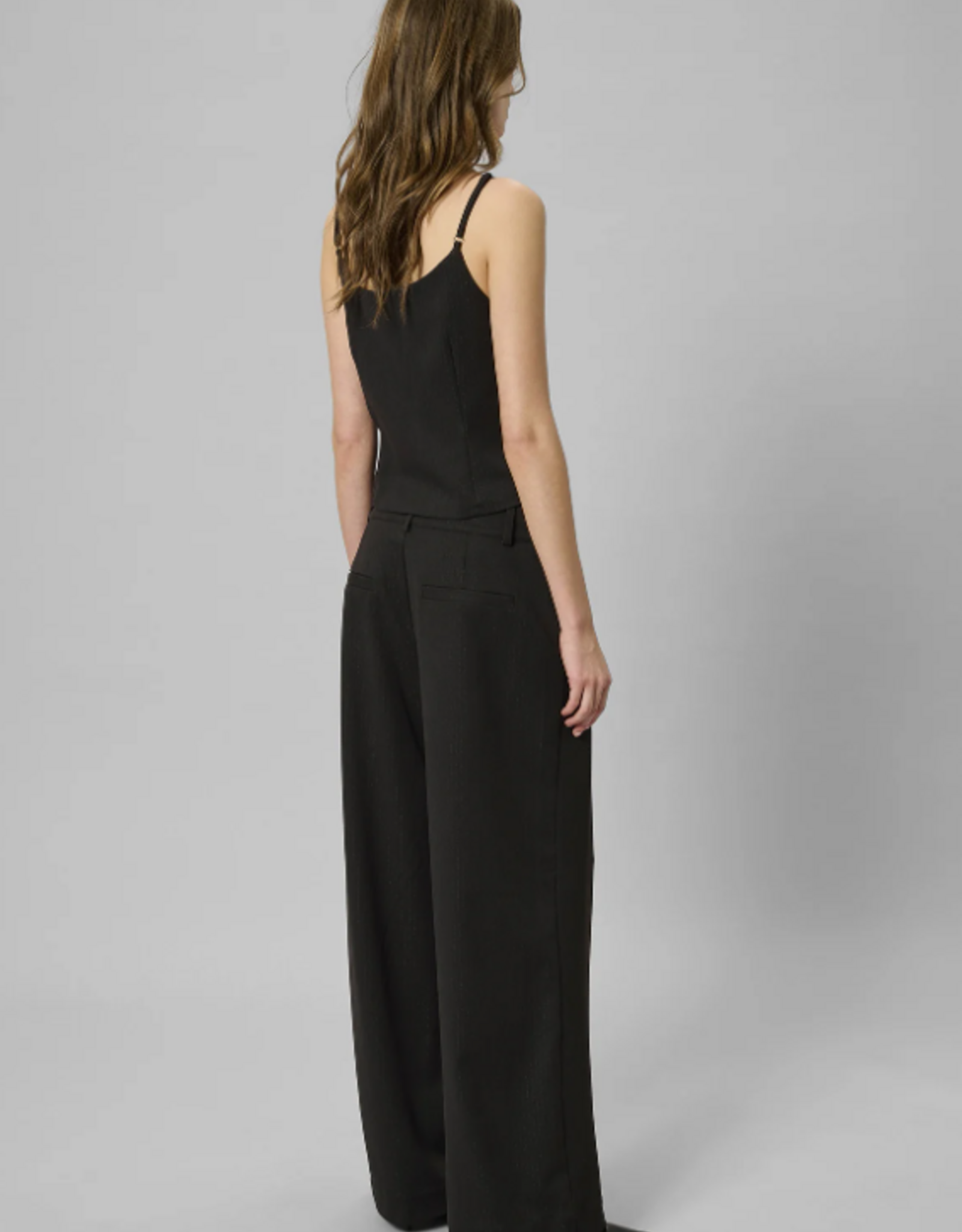 My Essential Wardrobe Reece Strap Vest Black